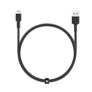 AUKEY CB-BAL3 wzmocniony nylonowy kabel Quick Charge Lightning-USB | 1.2m | certyfikat MFi Apple