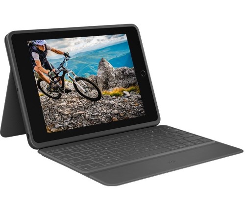 Logitech Etui z klawiaturą Rugged Folio 920-009319 Grafitowe